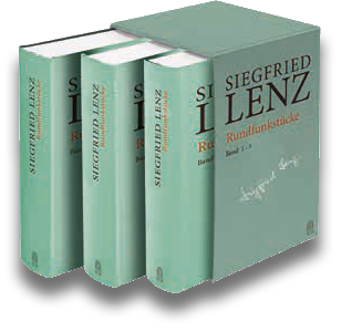Schuber: Siegfried Lenz: Rundfunkstücke (Hamburger Ausgabe, Bd. 23–25) Schuber: Siegfried Lenz: Rundfunkstücke (Hamburger Ausgabe, Bd. 23–25)