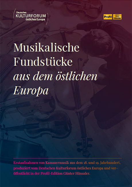 Broschürencover: Musikalische Fundstücke aus dem östlichen Europa