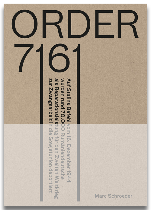 Buchcover: Marc Schroeder: Order 7161 Buchcover: Marc Schroeder: Order 7161