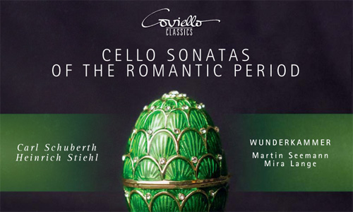 CD-Cover: Carl Schuberth & Heinrich Stiehl: Cello Sonatas of the romantic period (Ausschnitt)