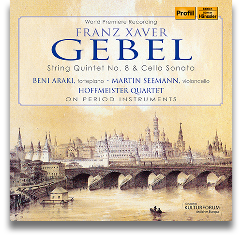 CD-Cover: Franz Xaver Gebel: Streichquintett Nr. 8 & Cello Sonata CD-Cover: Franz Xaver Gebel: Streichquintett Nr. 8 & Cello Sonata