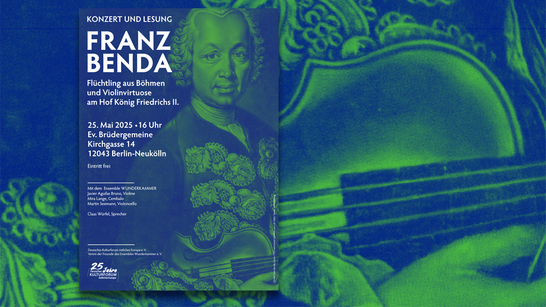 Franz Benda – Flüchtling aus Böhmen und Violinvirtuose am Hof König Friedrichs II. Platzhalterdarstellung für ausgewählte Veranstaltungen