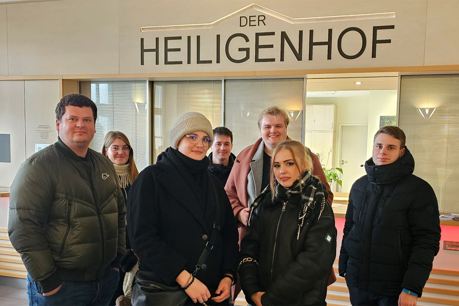 Beinahe schon Stammgäste: Studentinnen und Studenten aus Ústí nad Labem (als 3. v. l. Markéta Herrmannová). Foto: © Deutsches Kulturforum östliches Europa, 2026 • Vera Schneider