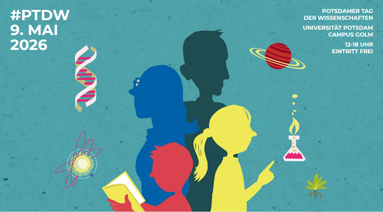 Banner: Potsdamer Tag der Wissenschaften 2026 Banner: Potsdamer Tag der Wissenschaften 2026