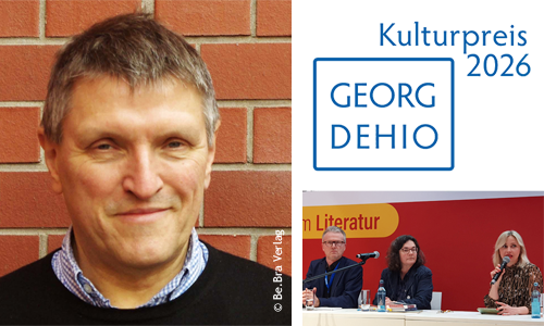 Logo Georg Dehio-Kulturpreis 2026, Hermann Pölking und DFC Literaturkreis der Deutschen aus Russland