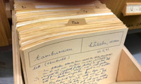Das Herder-Institut hat in seinen Beständen die Briefe als auch Dialekt-Befragungen, die das Deutsch-Baltische Wörterbuch gemacht hat. © Dokumentesammlung Herder-Institut