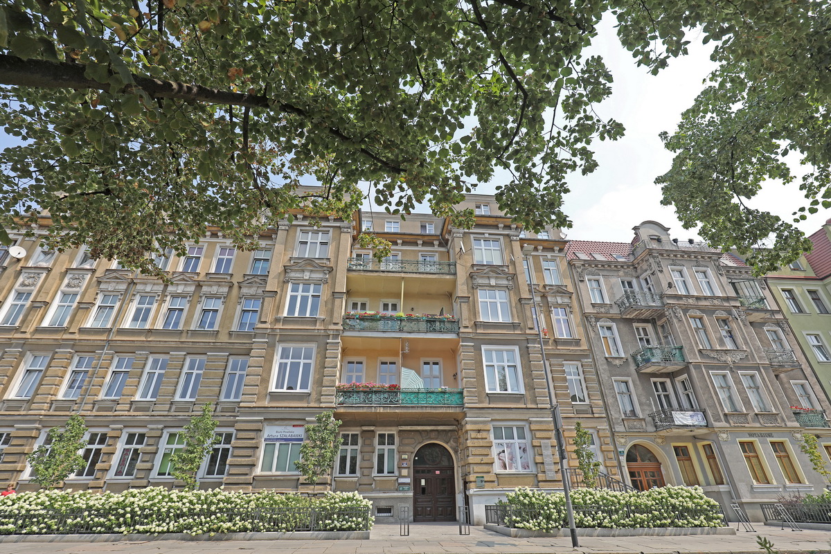 In der Deutschen Straße, heute ul. Wielkopolska, wohnte 1907 bis 1917 Emil Stoewer, der zusammen mit seinem Bruder Bernhard jun. die Autofabrik Stoewer- Werke leitete. © Markus Nowak