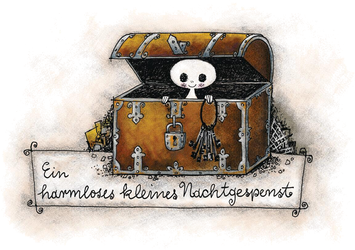 Winnie Gebhardt: Das kleine Nachtgespenst, 1957, koloriert von Mathias Weber