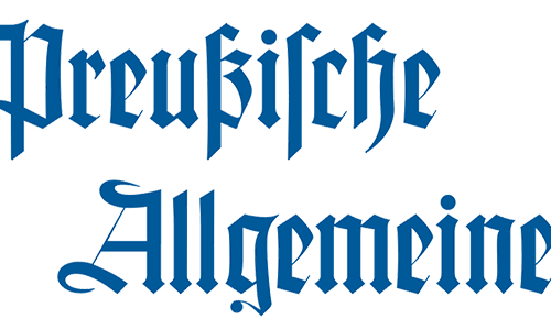 Logo: Preußische Allgemeine (Ausschnitt)