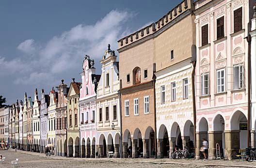 Ein bedeutender Handelsplatz war das mährische Teltsch im 13. Jahrhundert. Heute liegt der Telč benannte Ort in Tschechien. © Deutsches Kulturforum östliches Europa, 2004 • M. Marx