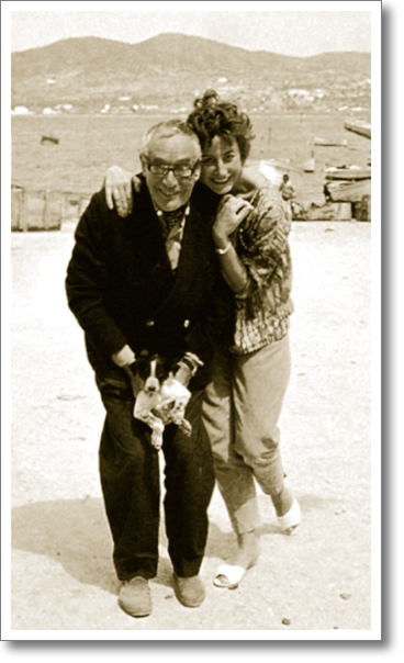 G. G. von Bülow 1960 auf Ibiza mit Franz Schulz, der sich später in Hollywood Spencer nannte. Foto: privat