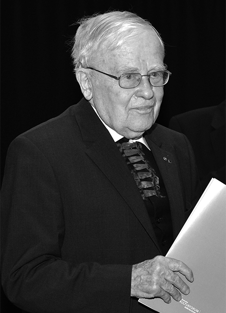Paul Philippi während der Verleihung des Georg Dehio-Kulturpreises am 28. September 2017. Foto: © Deutsches Kulturforum östliches Europa, Mathias Marx