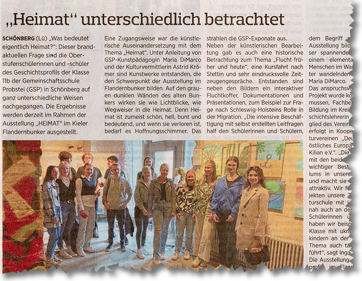 Probsteier Herold, 17.06.2022: Heimat unterschiedlich betrachtet (Ausschnitt) Probsteier Herold, 17.06.2022: Heimat unterschiedlich betrachtet (Ausschnitt)