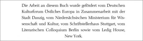 Sabrina Janesch: Ambra – Ausschnitt aus der Impressumsseite des Buches Sabrina Janesch: Ambra – Ausschnitt aus der Impressumsseite des Buches
