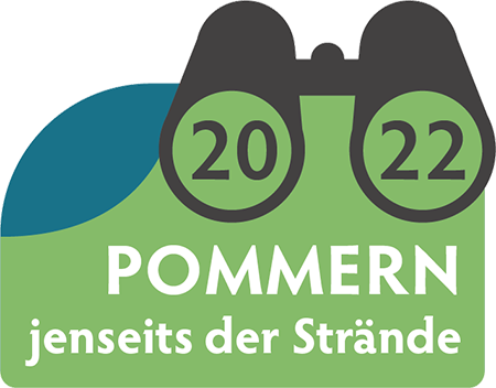 Logo: Jahresthema 2022: Pommern Jenseits der Strände Logo: Jahresthema 2022: Pommern Jenseits der Strände